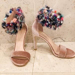 Stuart Weitzman Snowbiz Heel with Genuine Fur